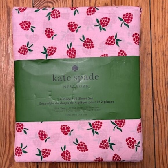 Kate Spade 4 Piece Full Sheet Set - Picture 1 of 11